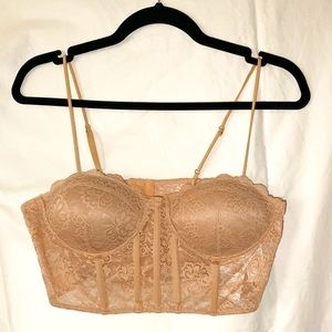 Forever 21 nude corset top